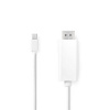 Nedis Nedis CCGL37600WT20 - Mini DisplayPort – DisplayPort Kabel | Mini DisplayPort Zástrčka - DisplayPort Zástrčka | 2 m