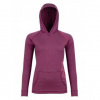 High Point MOA MERINO LADY HOODY magenta L; Fialová mikina