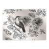 Podložka pod stoličku Podložka pod stoličku Tropical black and white mwp-w0012391