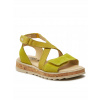 Primigi detské sandále z prírodnej kože, žltá farba veľkosť 28