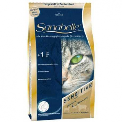 Bosch Cat Sanabelle Sensitive jahňacie s ryžou 10kg