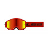 LS2 Helmets LS2 CHARGER GOGGLE RED WITH IRIDIUM VISOR