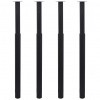 zahrada-XL Teleskopické stolové nohy 4 ks čierne 710 mm-1100 mm 3051488