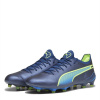 Puma King Ultimate Firm Ground Football Boots Blue/Green 7 (40.5)