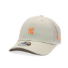 Dětská Kšiltovka New Era - MLB Homefield 9FORTY Trucker - NY Yankees - Stone / Orange dětské kšiltovky Youth (54-56 cm)