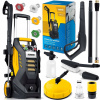 VYSOKOTLAKOVÝ ČISTIČ 2500W SILNÝ 350 BAROV SADA S TURBODÝZOU SAMONASÁVACIE ČERPADLO