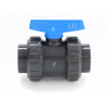 Dvojcestný guľový ventil PVC - 50mm