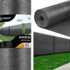 Springos Tieniaca sieť 140 g/m2, 90% tienenie, 1,5x10m +100 sťahovacích pások, Svetlý antracit Springos