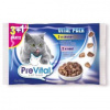 PreVital Cat kuracie teľacie v omáčke 4 x 100 g