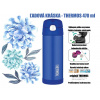 Thermos FUNtainer - detská termoska so slamkou 470 ml - celá modrá Veľkosť: ks