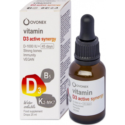 kapky OVONEX Vitamin D3 active synergy 25 ml