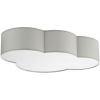 TK Lighting Cloud stropné svietidlo 4x15 W biela-sivá 3145