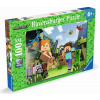 Puzzle Minecraft Steve A Alex 100dílků