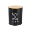 Dóza ORION Black Kapsle do kávovaru 16cm