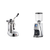 La Pavoni Stradivari Professional Lusso + Eureka Atom Specialty 75, chrome