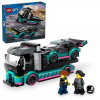 LEGO® City: Pretekárske auto a nákladné auto na prepravu áut 60406