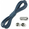 Elastické šnúrky bez viazania No Tie Laces, 100cm, modrá