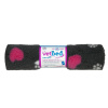Vetbed protiskluz / Drybed grafitová srdce a packy DELUXE 150 x 100 cm, vlas 30 mm