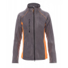 PAYPER ASPEN+ LADY 001005-0069 / Dámska dvojfarebná fleece bunda - steel grey/oranžová XXL