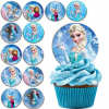 POPLATKY NA BÁBOVKY MUFFINKY KRAJINA ĽADU FROZEN ELSA OLAF 12ks