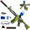 Pištoľ na gélové guľôčky Loreho M4 graffiti zelená 75 cm