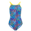 Slazenger Tie Back Swimsuit Womens Floaral 12 (40)