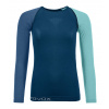 ORTOVOX triko 120 Competition Light Long Sleeve Women's Petrol Blue M