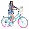 Mestsky bicykel - Hliníkové dámske bicykle Cruiser 26 Azure (Hliníkové dámske bicykle Cruiser 26 Azure)