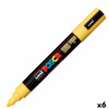 Zvýrazňovač POSCA PC-5M Žltá (6 ks)