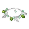 Náramok Cherry zelený jew912 23cm bižutéria (Náramok Cherry zelený jew912 23cm bižutéria)