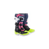 ALPINESTARS topánky TECH 3S YOUTH ALPINESTARS detske (čierna/modrá/růžová/žltá fluo) 355