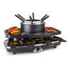 Klarstein Entrecote, raclette gril s fondue 2 v 1, 1100 W, prírodný kameň, pre 8 osôb (GQ6-ENTRECOTE-FONDLE)