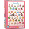 Eurographics Dortíky Cupcakes 1000 dielov