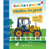 Knižka s puzzle Všetko, čo jazdí - Laura Teller