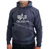 Alpha Industries Basic Hoody pánska mikina Navy Veľkosť: XL, Farba: modrá