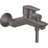 HANSGROHE Talis E páková vaňová batéria nástenná, kartáčovaný čierny chróm, 71740340