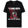 Cyberpunk 2077 Black Dog Samurai Album Art Men's Short Sleeved T-shirt black