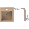 Set Alveus (dřez Atrox 20 Beige 55 + baterie Siros Beige 55) SETA22274