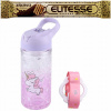 ION8 - Fľaša Na Pitie oceľový, fľaša pre deti - 400 ml - Jednorožec Unicorn