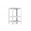 Policový regál Trestles RH 1000x600x400, nosnosť 1050 kg, 3 police Farba: biela, Typ police: drevená MDF 5,4 mm