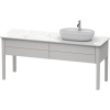 DURAVIT Luv stojaca skrinka pod umývadlo vpravo, pod dosku, 2 zásuvky, 1733 x 570 x 743 mm, nordická biela matná lakovaná, LU9563R3939