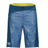 Skialpinistické zatepľovacie kraťasy Ortovox Col Becchei Wb Shorts Men's - petrol blue XL