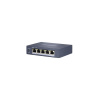 Sieťové pripojenia Hikvision DS-3E0505HP-E Nespravovaný gigabitový Ethernet (10/100/1000) Podpora Po