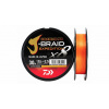 DAIWA splietaná šnúra J-BRAID Expedition X8 150/300 m - Orange - 300 m, 0,28 mm, 26,4 kg