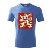 Znak ČSR - Československá republika (1948–1960) - Tričko detské bavlnené - 134 cm/8 rokov ( Svetlomodrá )