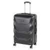Veľký kufor TraveLux Max s pevným vekom 76x50x29 cm čierny