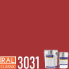 POLYCOL® 321L-593 epoxidová litá podlahovina barevná, sada 20+6 kg Barva (odstín): RAL 3031 - orientální červená