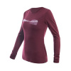 Sensor Merino Air Pt Hills dámské triko dl.rukáv port red M