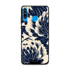 Lesklý kryt Mobiwear Glossy - Huawei P30 Lite - GA40G Modré a béžové květy (Prémiové lesklé pouzdro, obal, kryt Mobiwear Glossy na mobil Huawei P30 Lite - GA40G Modré a béžové květy, materiál Plast +