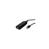 Digitus USB 2.0 hub, 4-porty, černý bez napájecího zdroje AB-50001-1